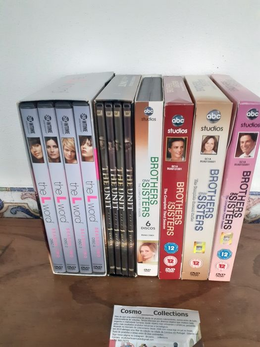 Box de series em Dvds  the L world, the Unit e Brothers and sisters