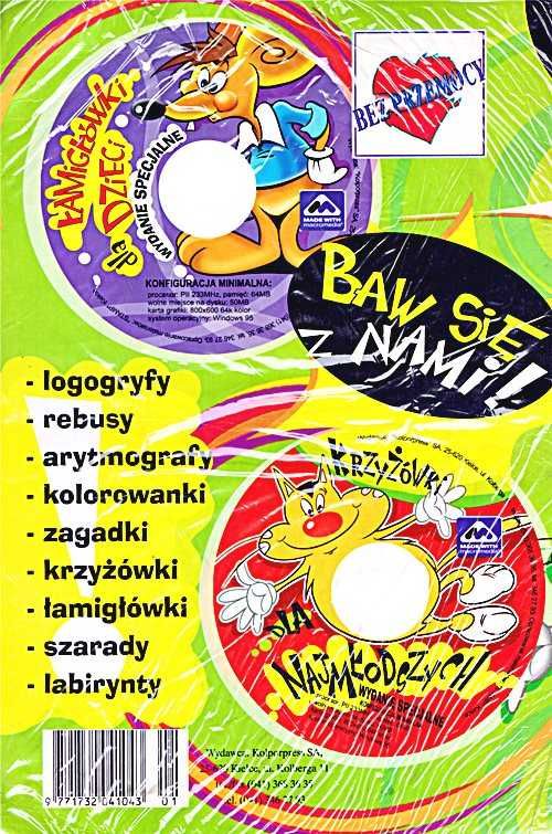 BAW SIĘ Z NAMI  Krzyżówki dla najmłodszych na płycie CD Wyd. Specjalne