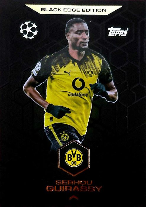 Carta Black Edge Edition do jogador Serhou Guirassy
