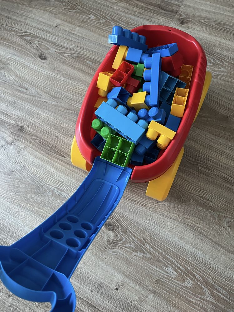 Klocki Mega Bloks wózek z klockami