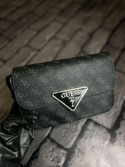 MEGA SALE -60%! Сумка женская черная Клач брендовый на магните ремешок