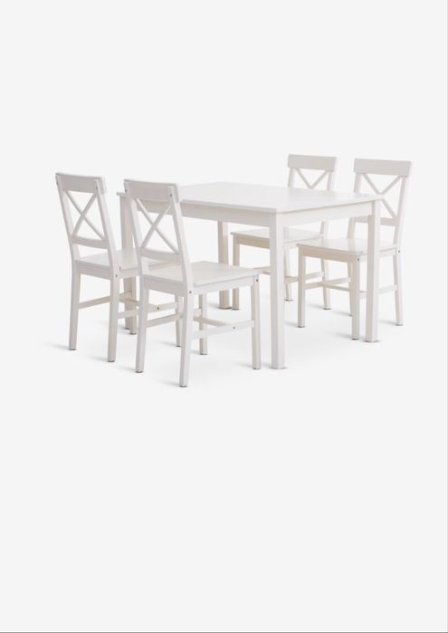 Stół z krzesłami JYSK