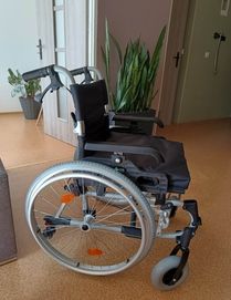 Wózek inwalidzki aluminiowy spacerowy