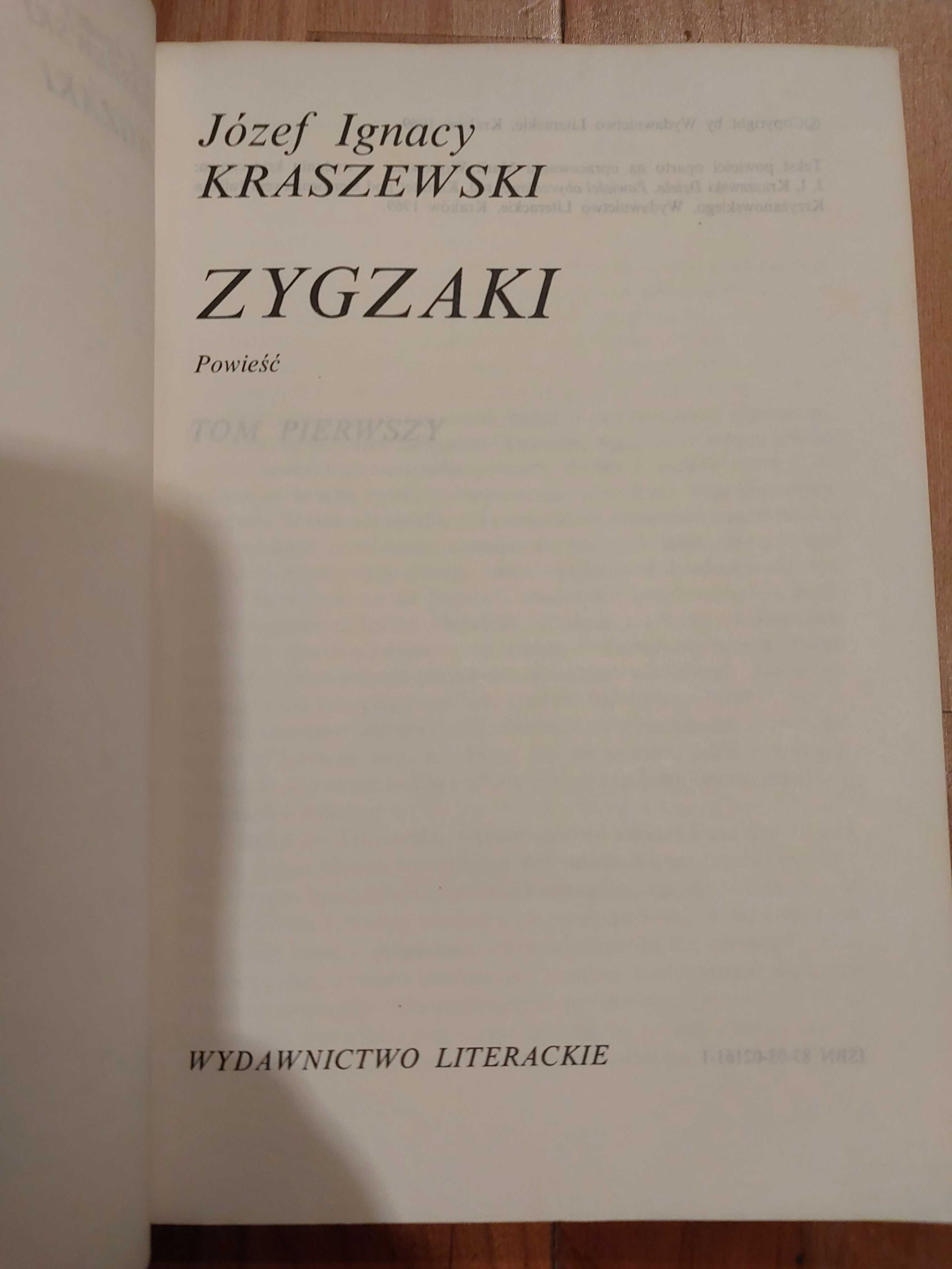 Zygzaki  J.I.Kraszewski