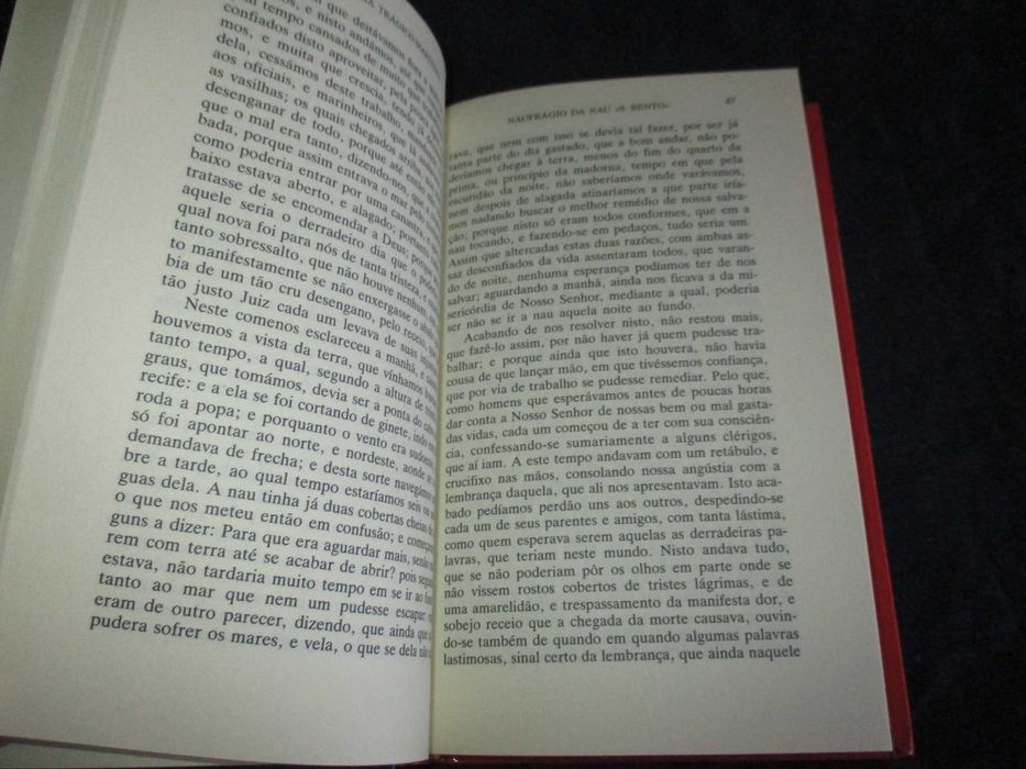 Livro História Trágico-marítima Bernardo Gomes de Brito