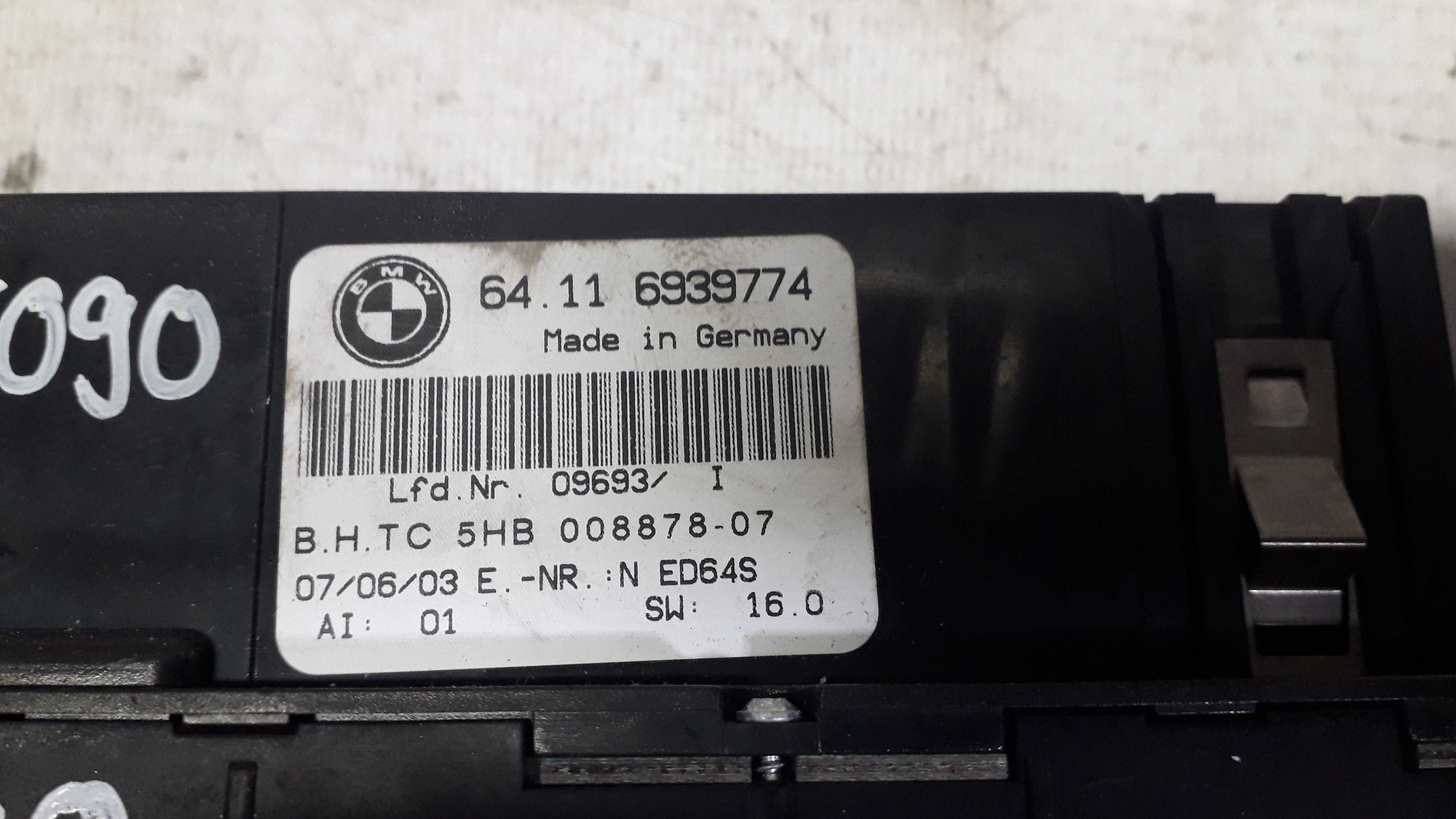 Controlador chauffage/AC BMW 3 E46 e E39