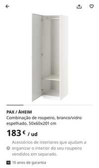Roupeiro IKEA Pax/Aheim