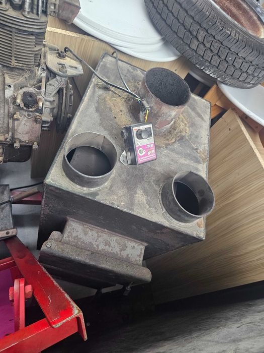 PIEC PIECYK KOZA z Nadmuchem 15KW 150M2 + komin i akcesoria.