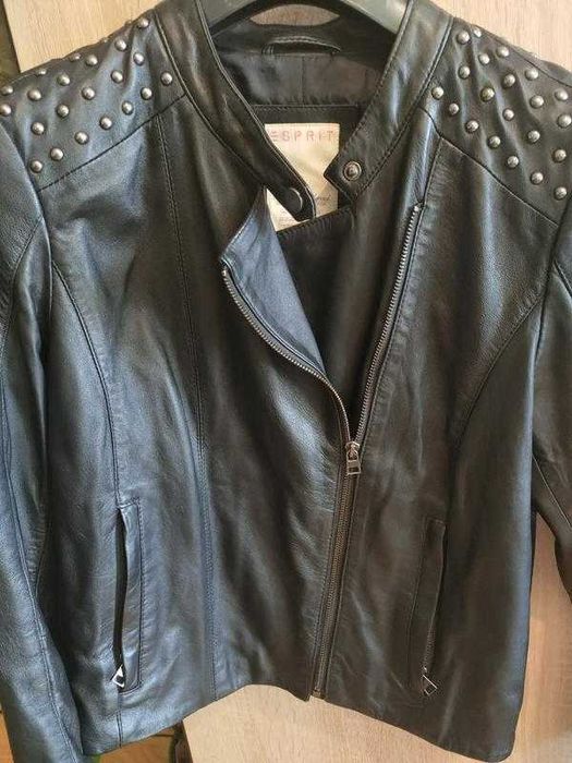 Шкіряна куртка- косуха від esprit