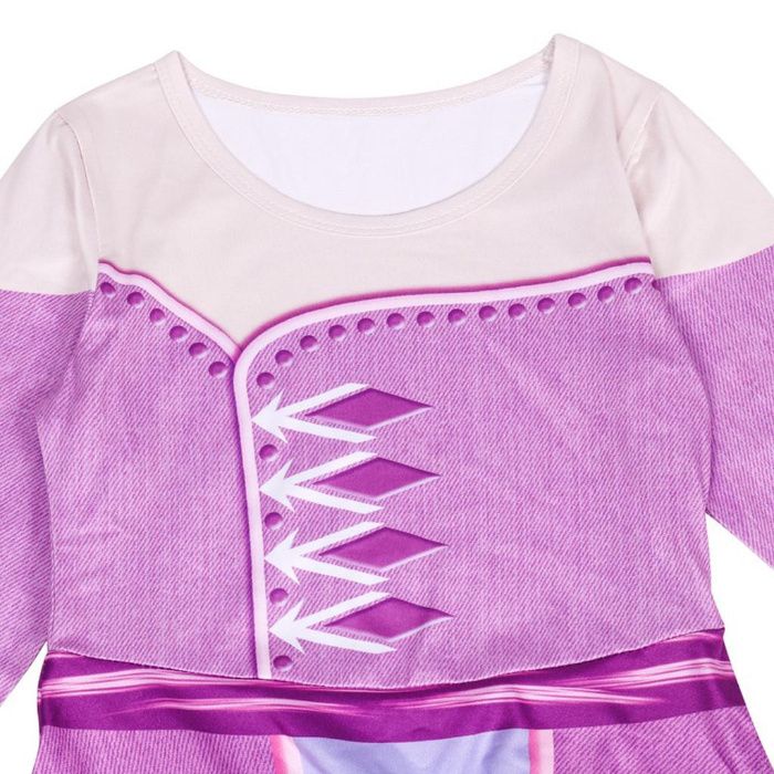 FROZEN 2 Vestido Princesa ELSA Lilás/Rosa - 6, 7, 8, 9 anos - NOVO