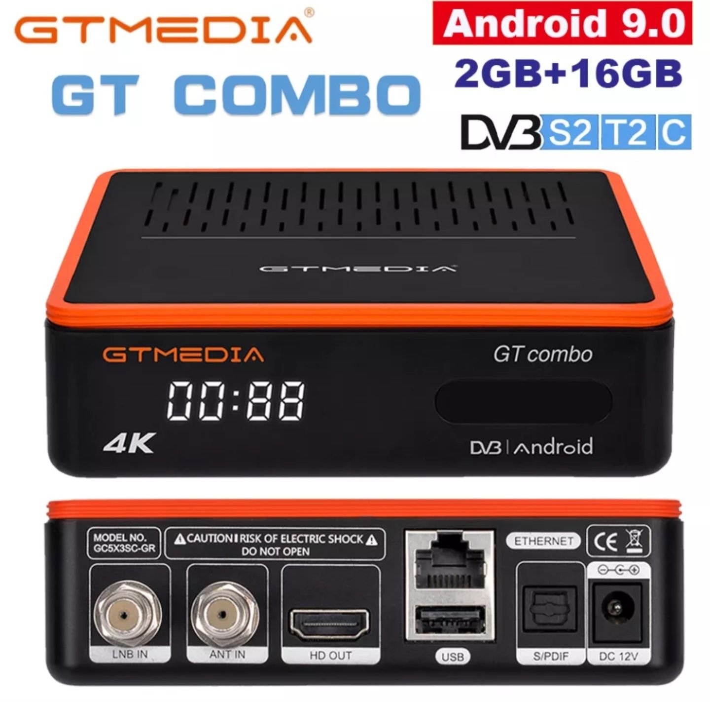 Box gt media gt combo 4k android 9