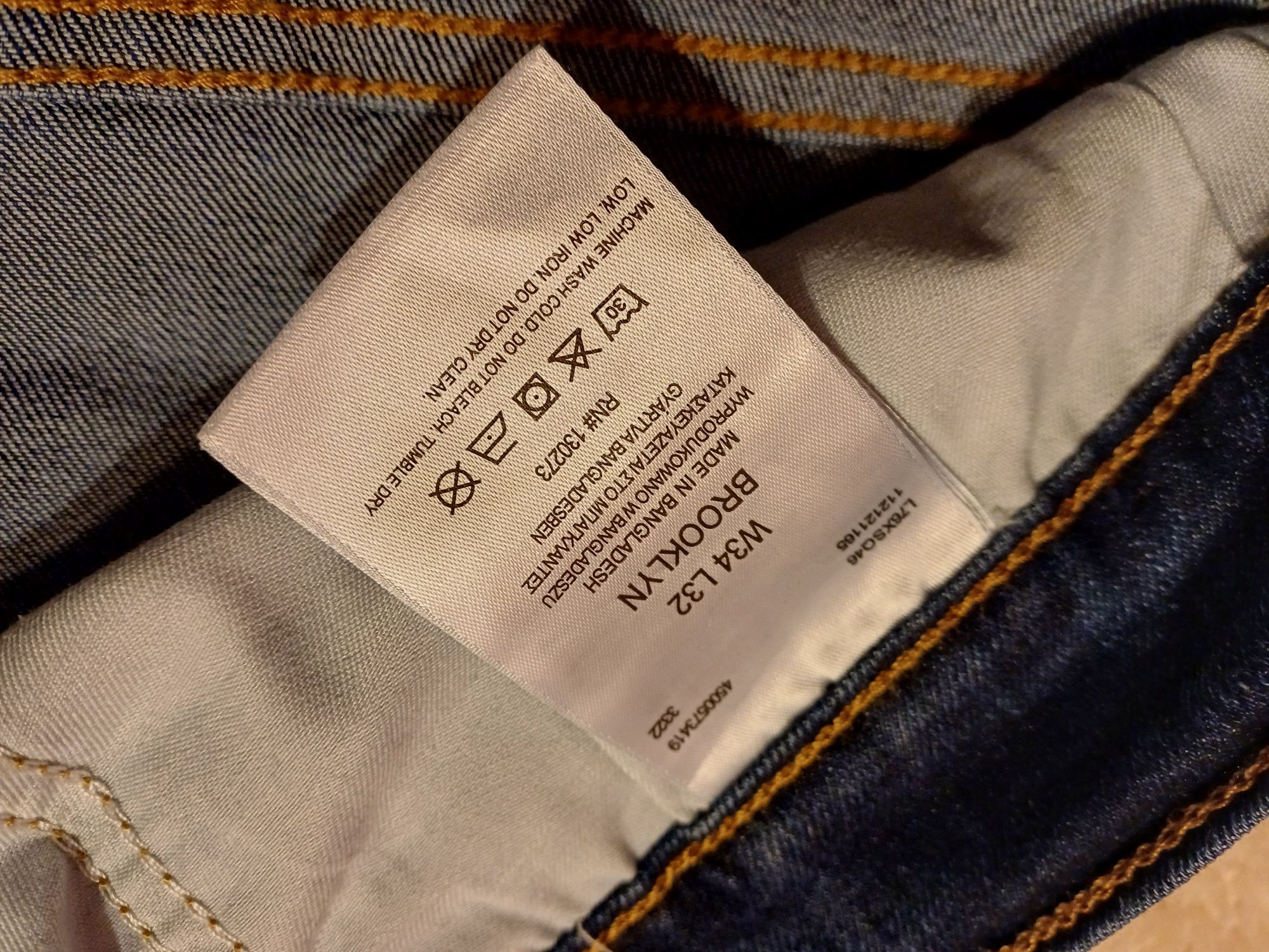 Jak nowe Jeansy męskie spodnie Lee Brooklyn straight 34/32 dżinsy