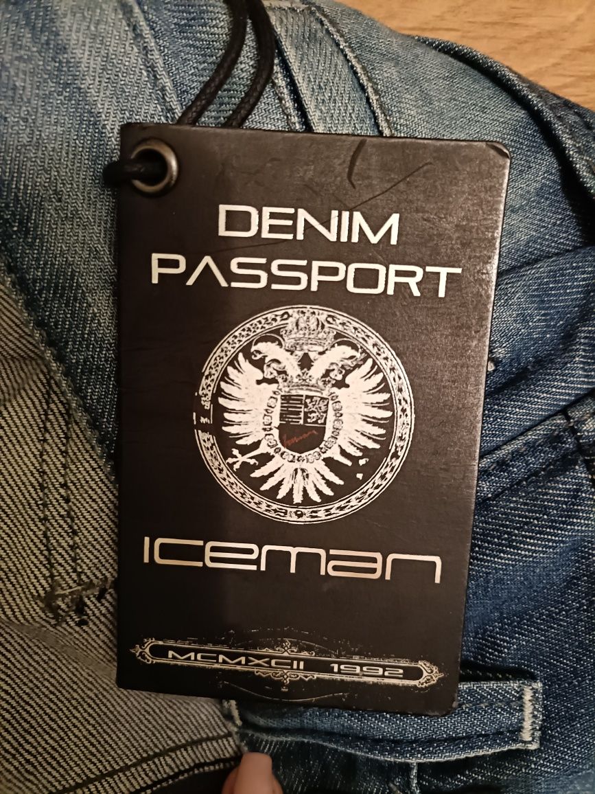 Nowe dżinsy iceman denim