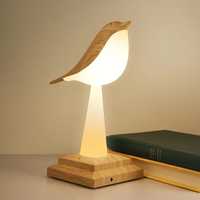 Lampka nocna, ozdobna ptak LED RGB bezprzewodowa N76