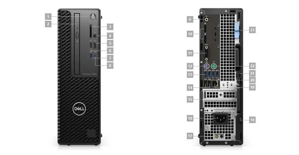Dell Precision 3450 SFF i5-11500\8GB\SSD 256 HDD 500