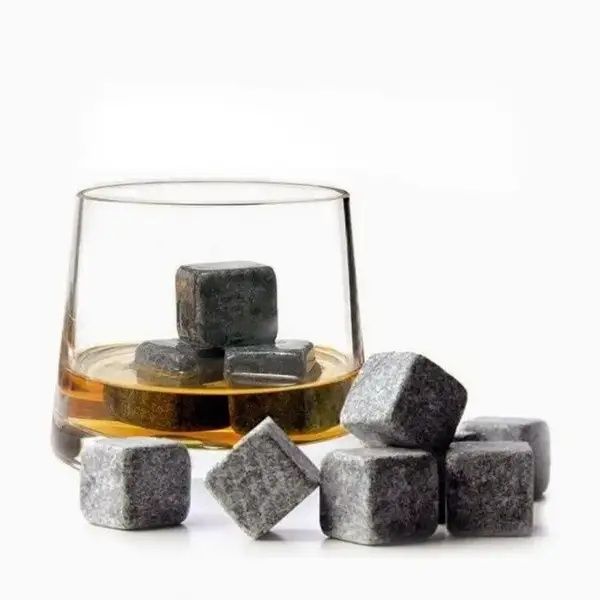 Камни для охлаждения виски Whiskey Stones 9 шт, натуральные 5512