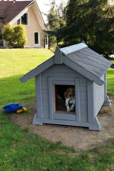 Утепленная будка для большой собаки ( большая буда )