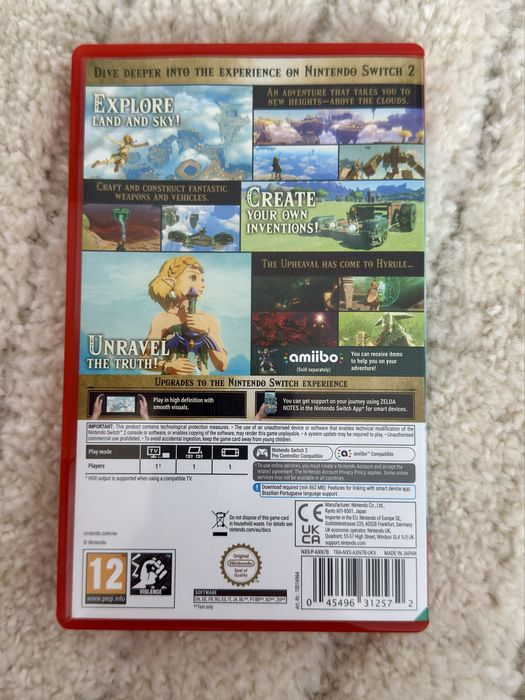 The Legend of Zelda Tears of the Kingdom Switch 2
