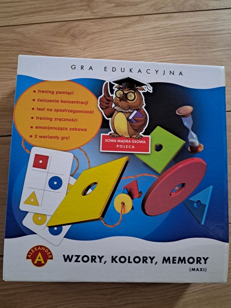 Gra edukacyjna Wzory, kolory, memory