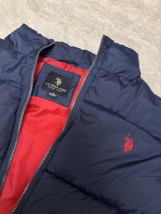 Чоловіча синя жилетка U.S. Polo Assn ОРИГІНАЛ