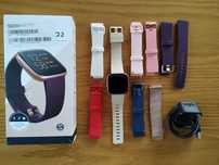 Smartwatch Fitbit Versa 2, różowe złoto,8 pasków!