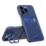 Leather Stand Case etui do iPhone 14 Pro Max pokrowiec portfel na kart