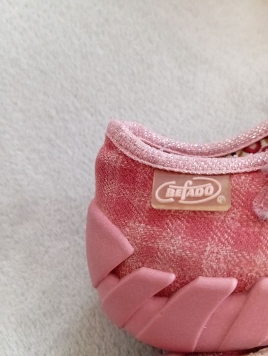 Kapcie Befado różowe