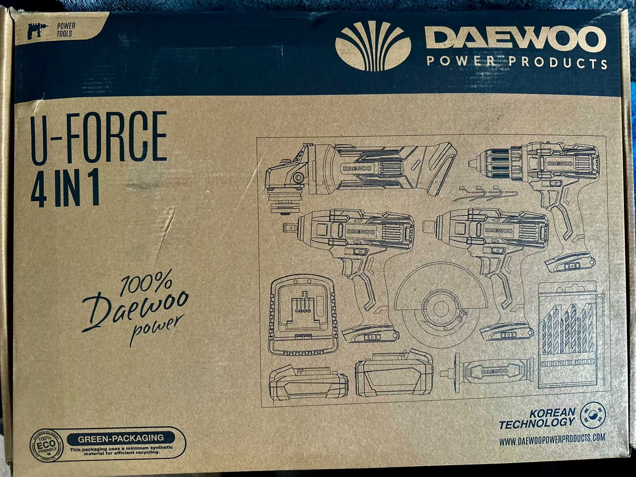 Zestaw elektronarzędzi Daewoo U-Force 4 w 1 Faktura VAT 23%