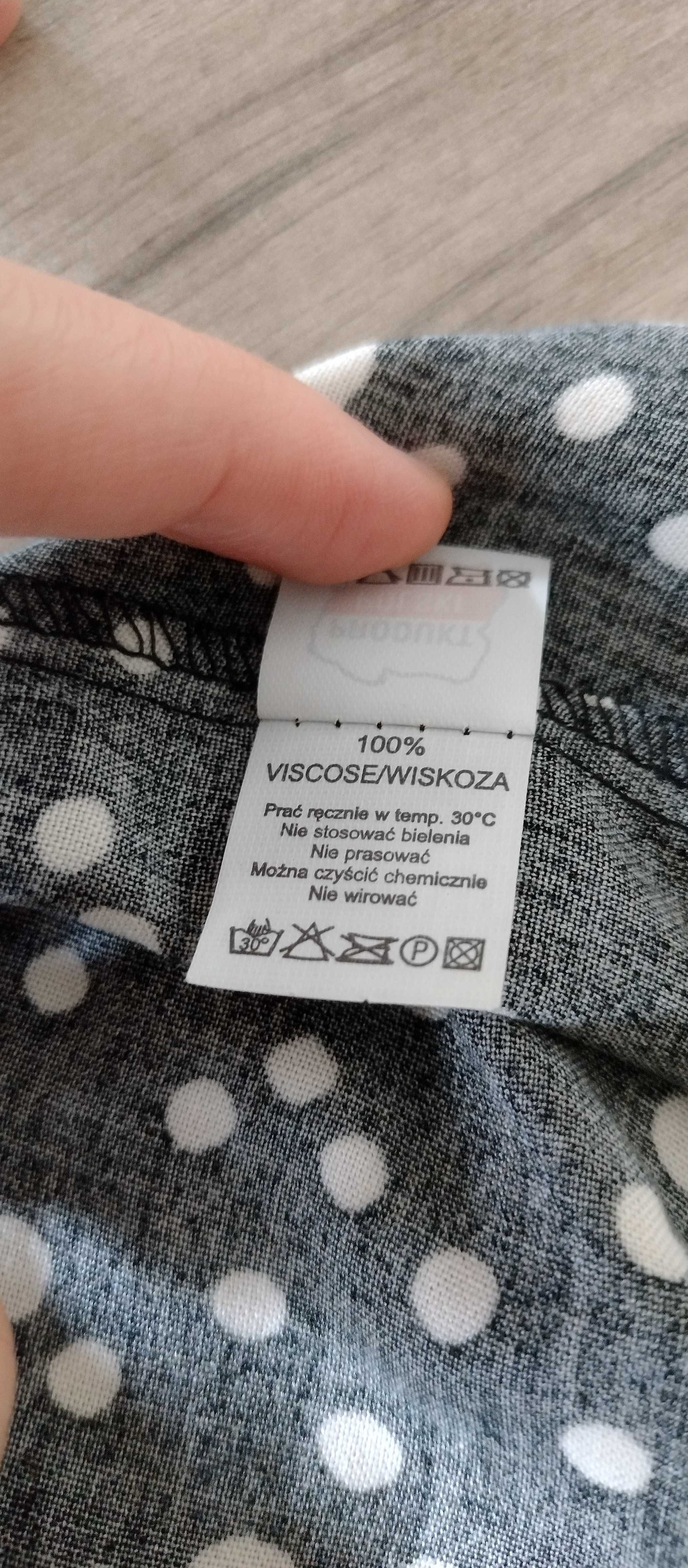 Sukienka w grochy Terrastyll ze sznurkiem