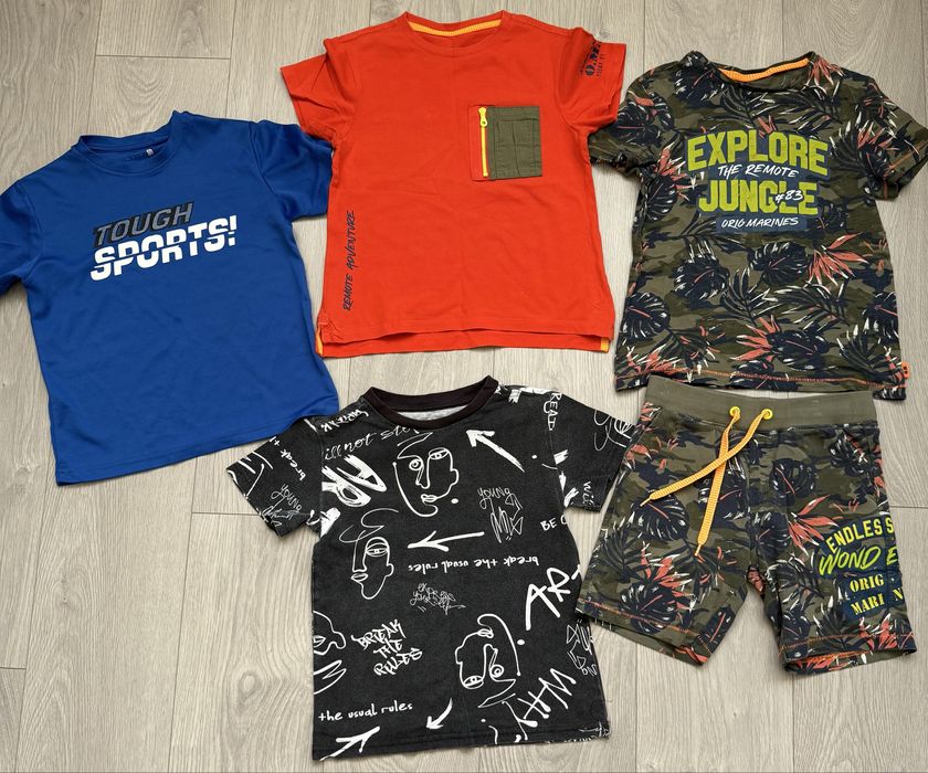 футболки, шорти 122, 128, 134