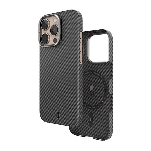 Чехол Aramid magsafe на iPhone 16 Pro Max карбон кевлар бампер чохол