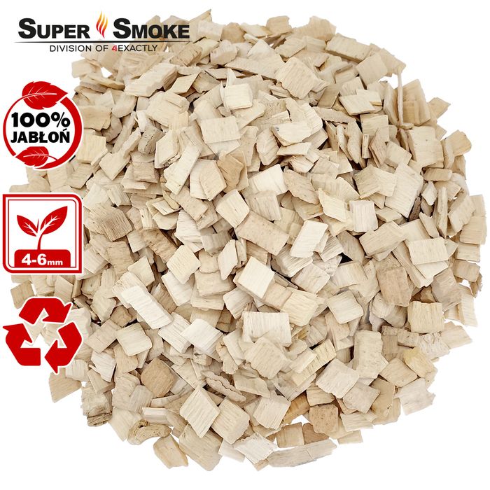 Zrębki Wędzarnicze Super Smoke BUK KL-13 (12-18mm) Extra Large 60L