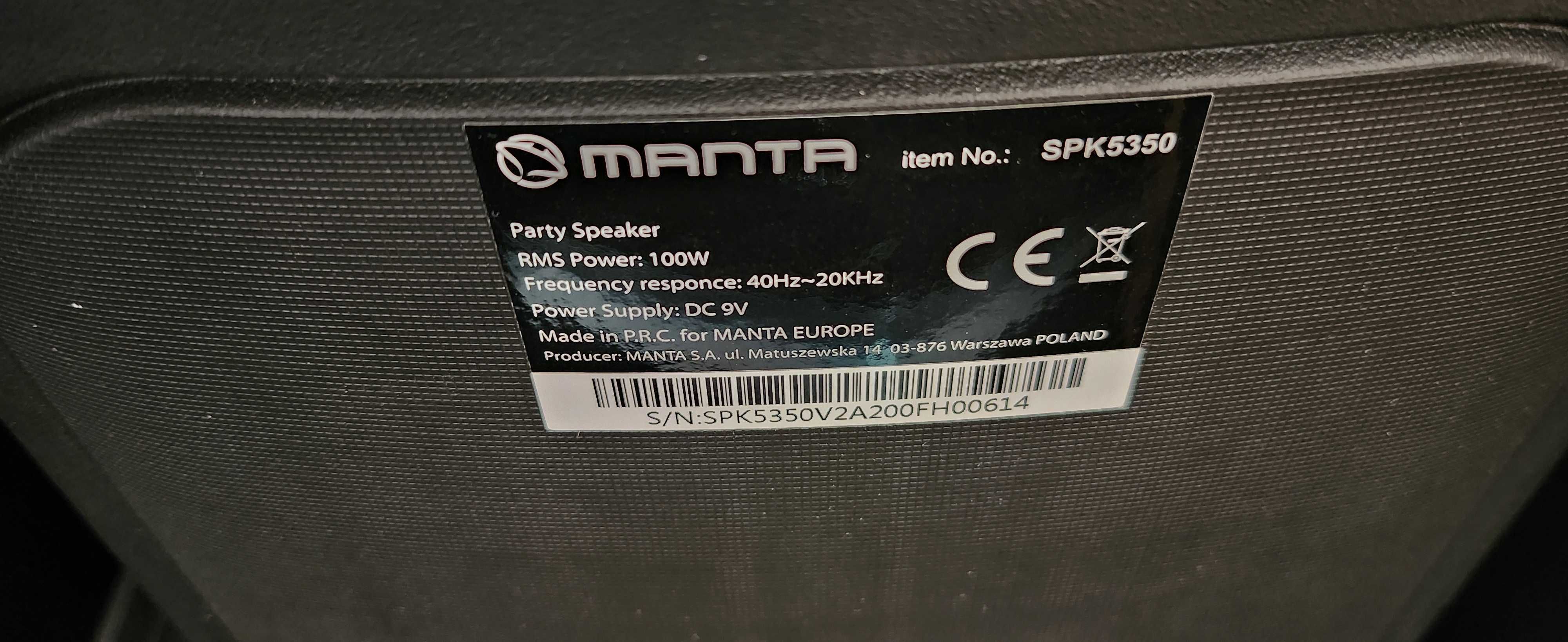 JANKI AGD Power Audio Manta SPK5350
