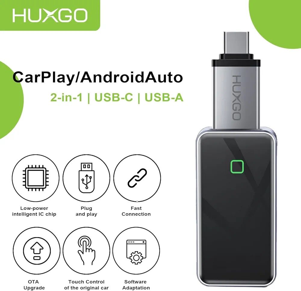 Adapter 2in1 CarPlay i Android Auto  Mini wireless