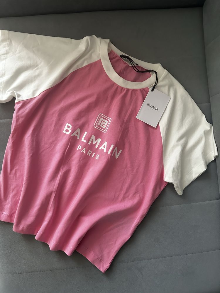 T shirt  balmain róż