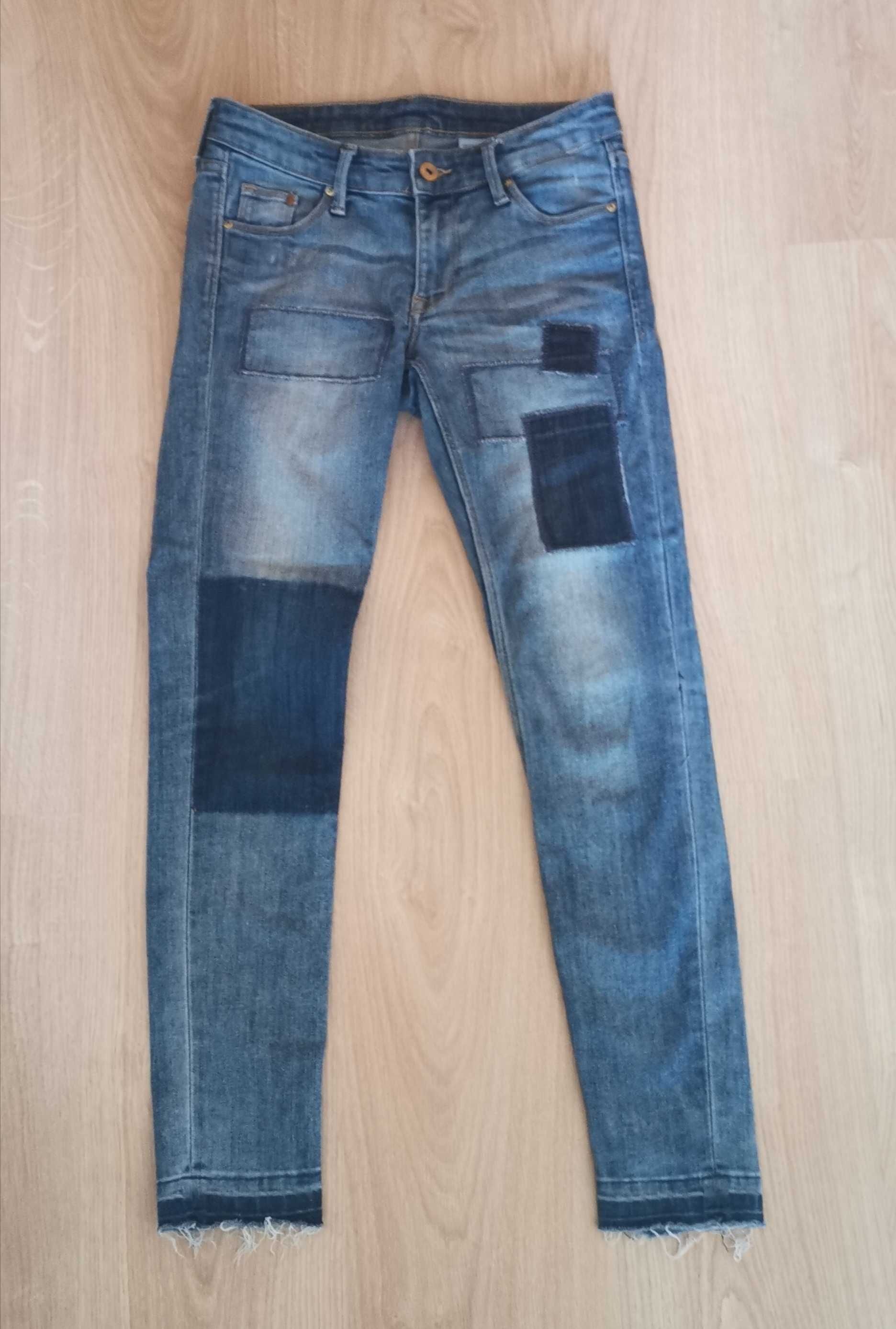 Sopodnie jeansy dla dziewczynki roz. 160 H&M