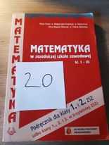 sprzedam podręcznik matematyka w szkole zawodowej dla klas 1/2/3