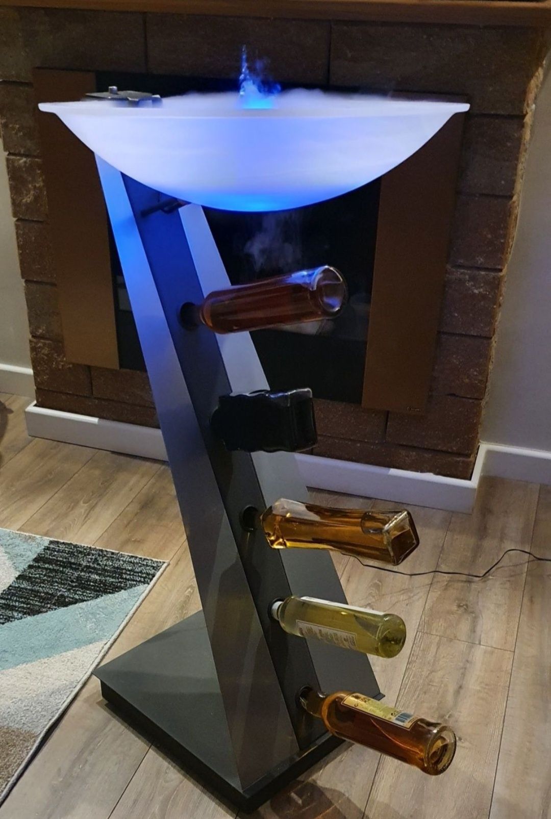 Lampa jonizator  nawilżacz powietrza stojak na alkohol