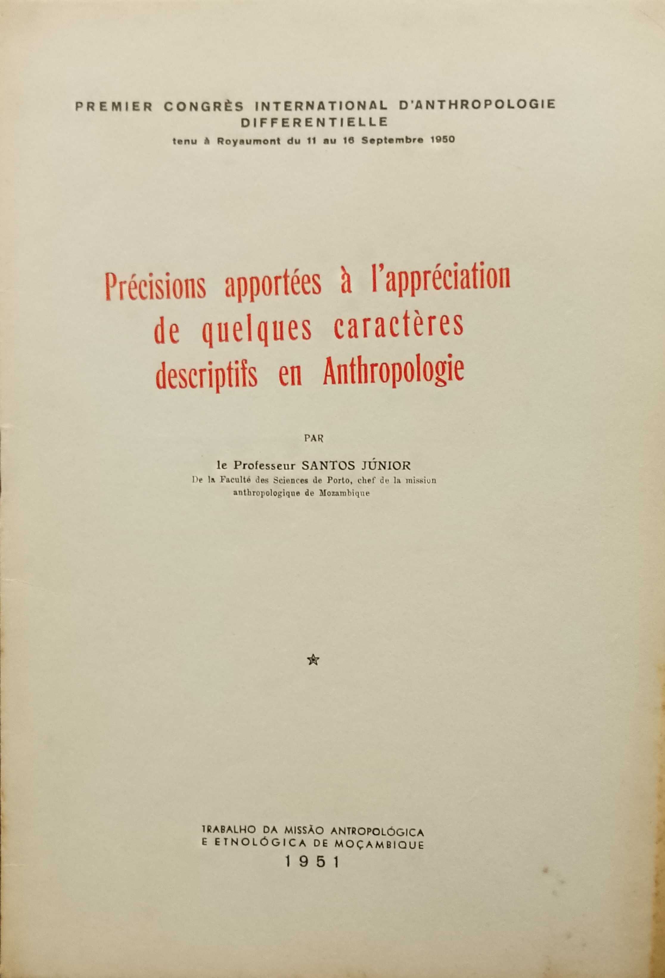 Précisions à l'appréciation de caractères descriptifs en Anthropologie