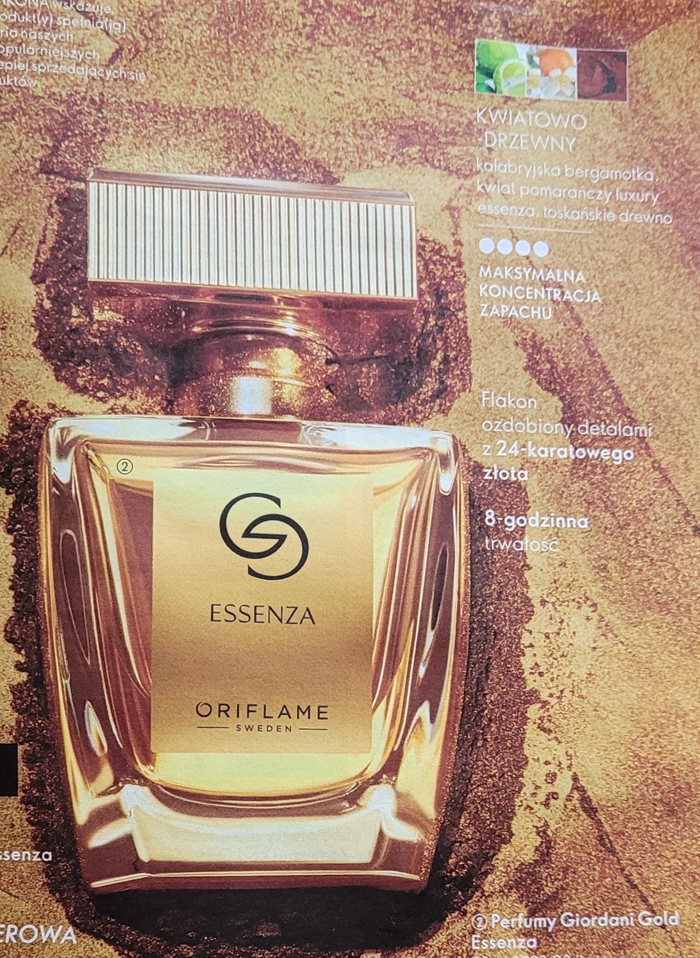 Perfumy Oriflame Essenza Giordani Gold  50 ml nowe