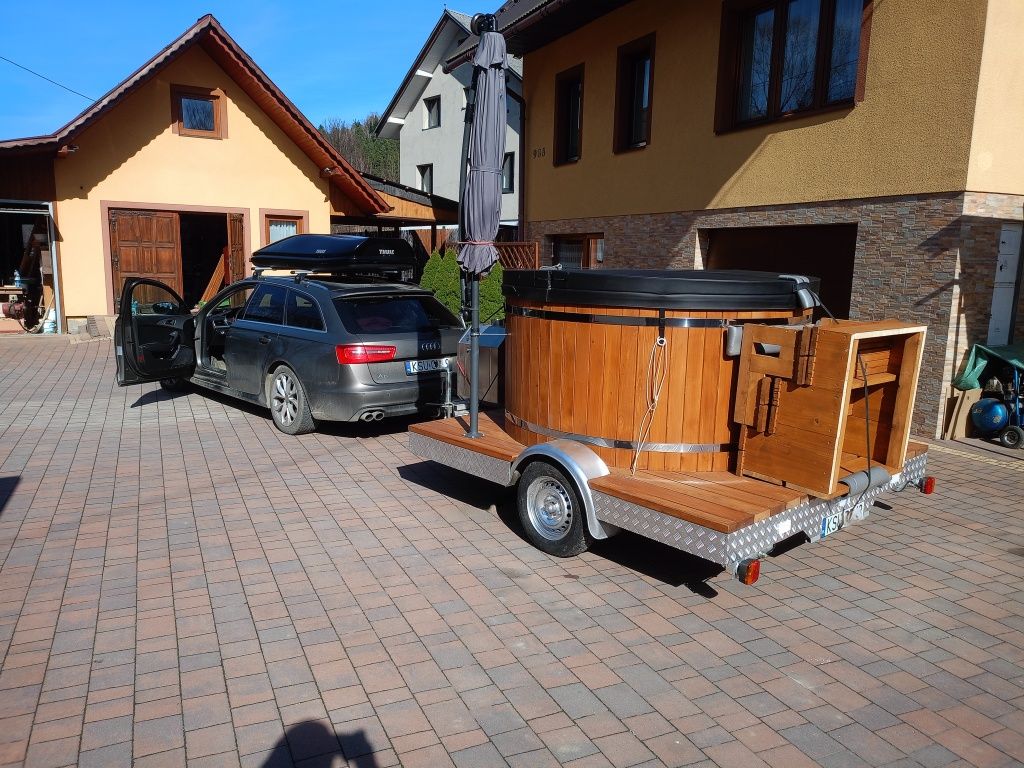 Mobilna balia bania jacuzzi wynajem