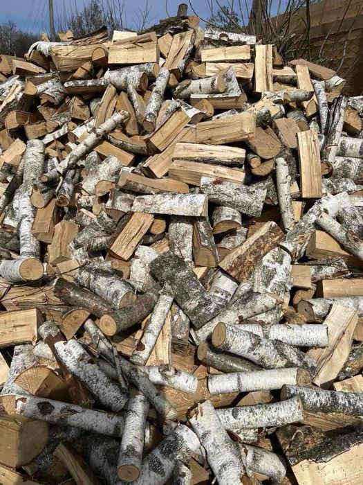 Дрова колоті, чурки, метрові.