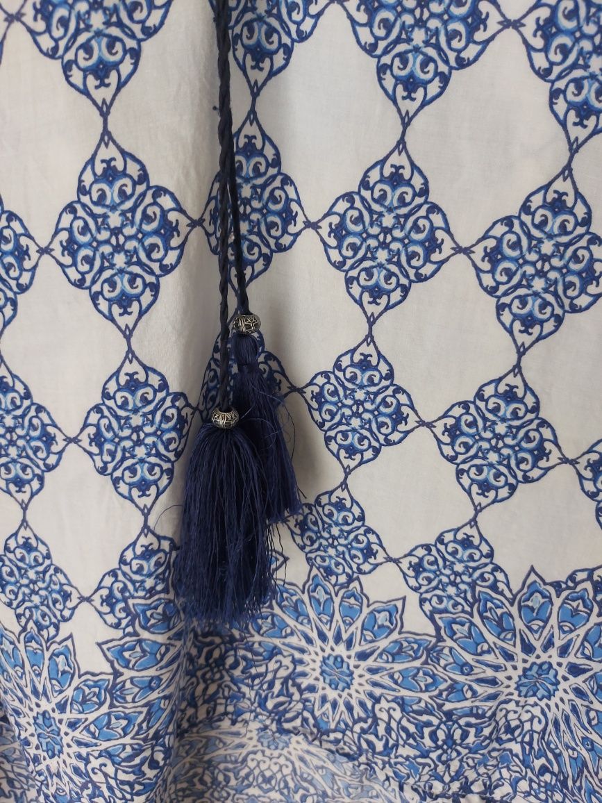 Efektowna bluzka tunika boho C&A 46