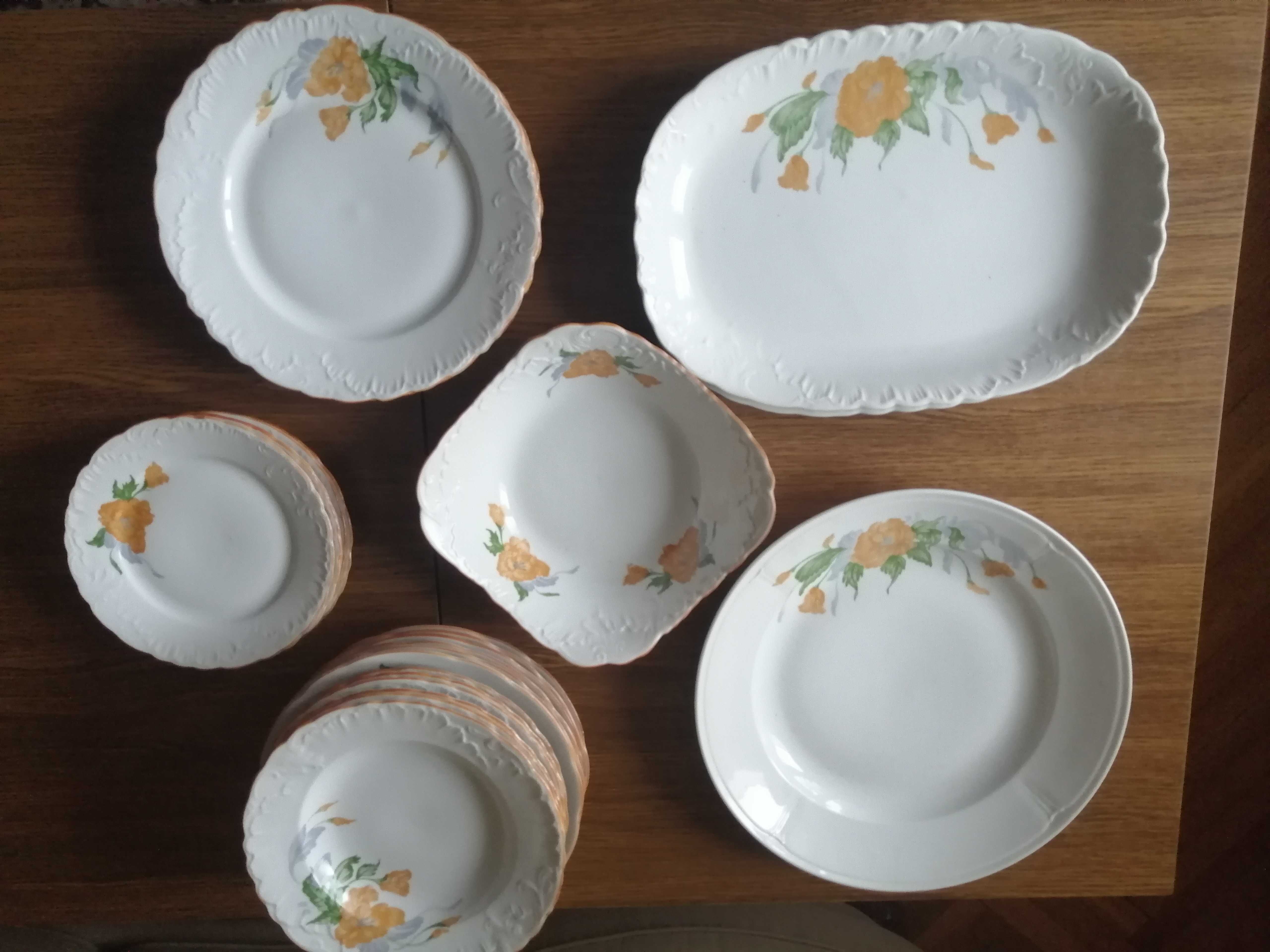 Zestaw obiadowy porcelana Ćmielów