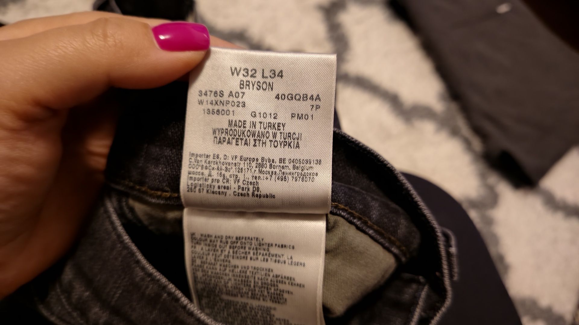 Spodnie jeansy Wrangler 32/34 model Bryson