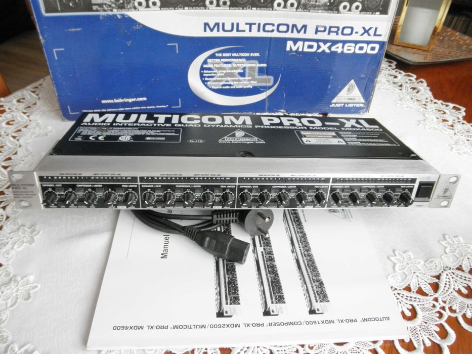Behringer MDX4600 MULTICOM PRO-XL. ekspander/bramka/kompresor/limiter.