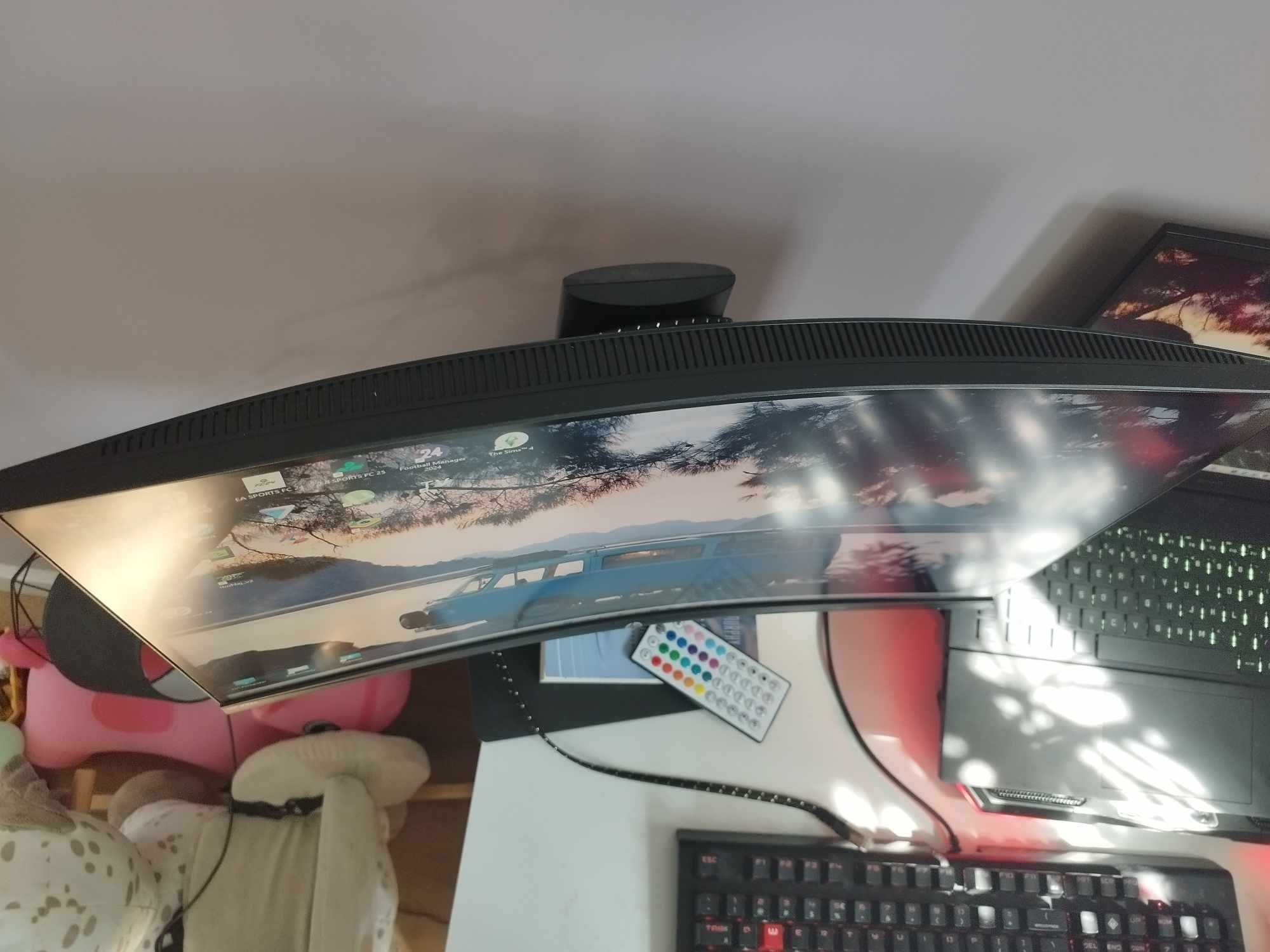 Monitor gamingowy HP X24C Curved 23.6" 1920x1080px 144Hz 4 ms Curved