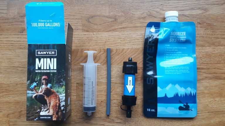 Sawyer Mini Water Filter на 400 000 л води. Фільтр для  води.