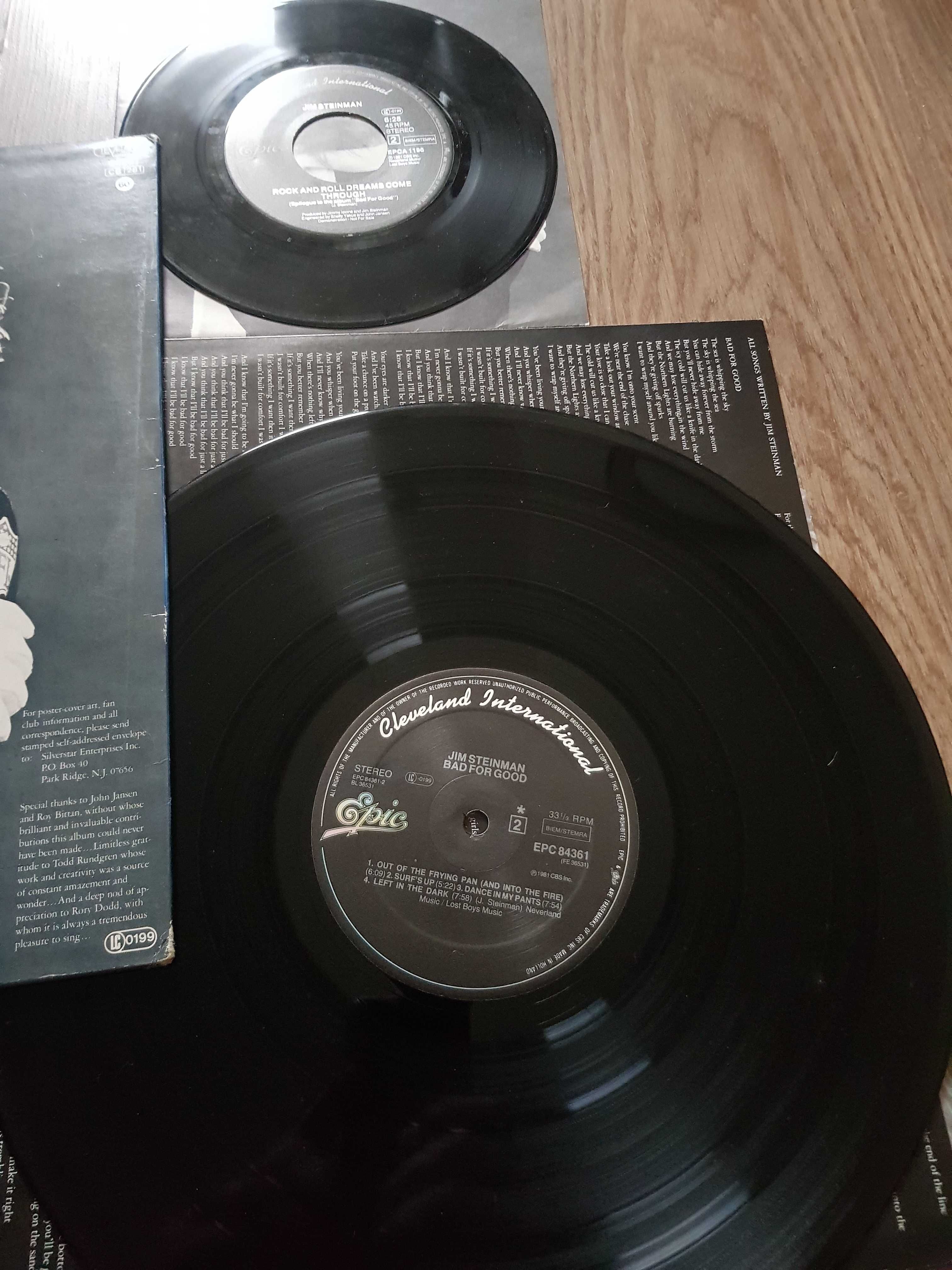 Jim Steinman – Bad For Good  LP*2547 + SINGIEL7