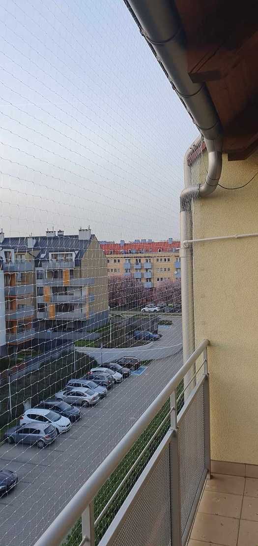 Siatkowanie balkonu, Siatka na balkon dla kotów, Osiatkowanie, Wrocław